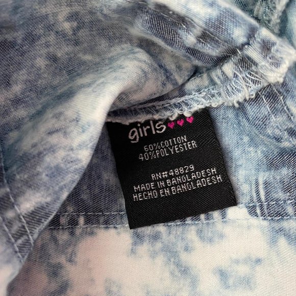 🎉Host Pick🎉 Girl's Denim Dress Tied In Front - Picture 4 of 5